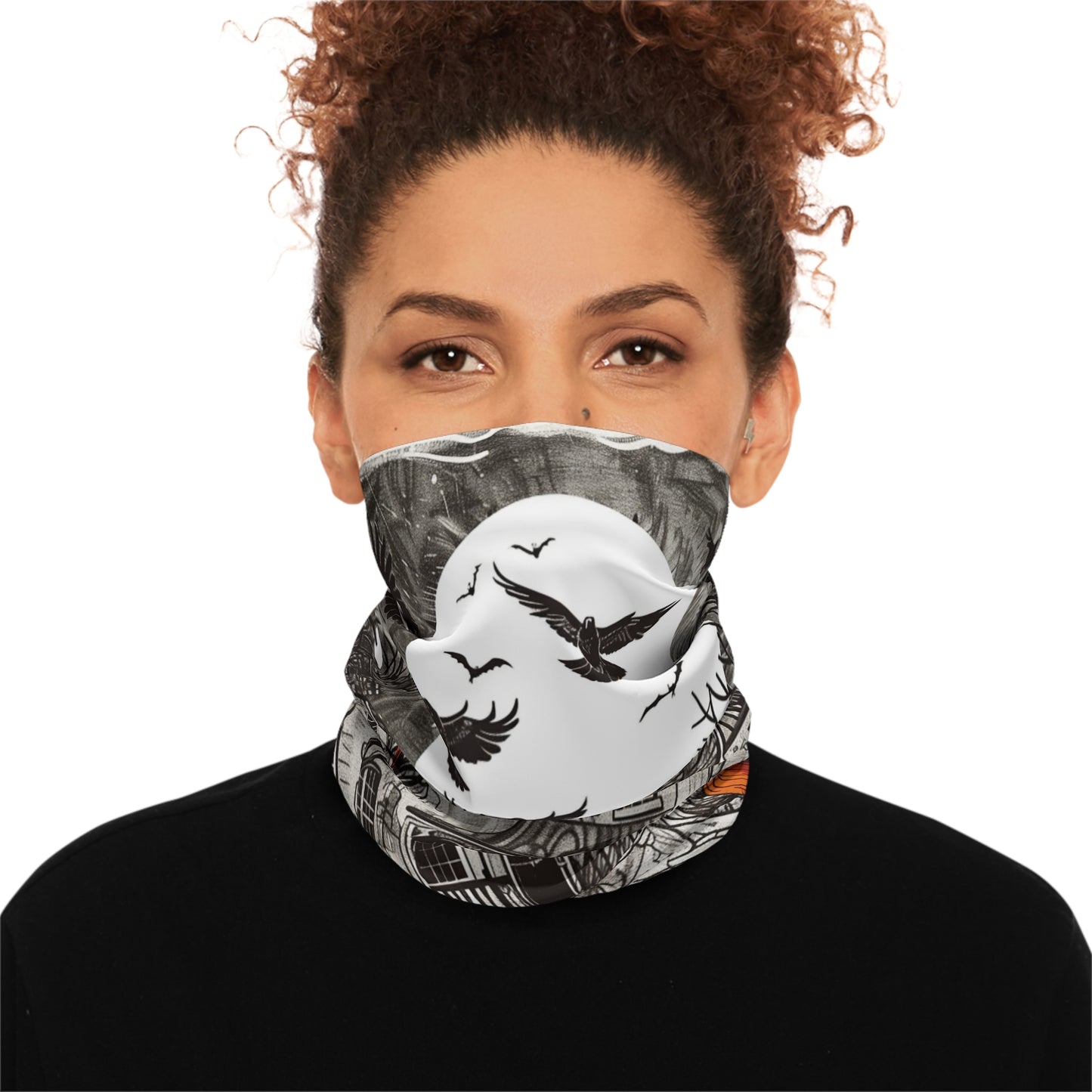 Pumpkins and Ravens Neck Gaiter