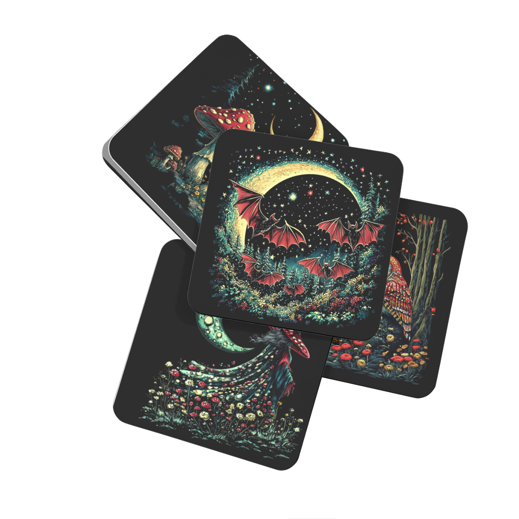 Midnight Forest Midnight Forest Coaster Set of 4