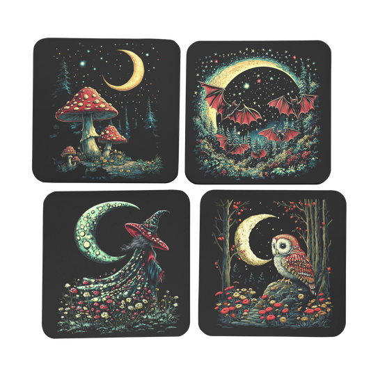 Midnight Forest Midnight Forest Coaster Set of 4